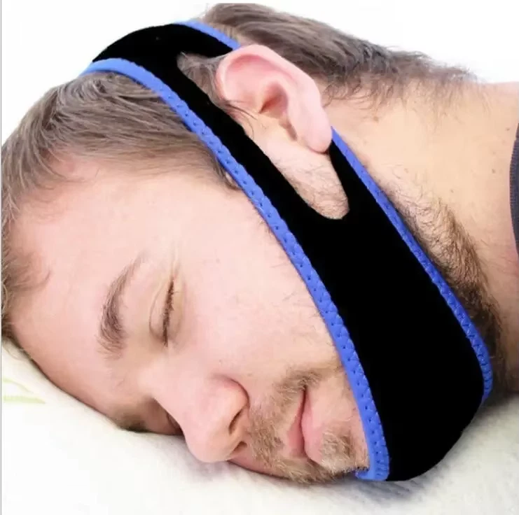 Snore Stop Anti Snoring Chin Strap Sleep Apnea Belt Snoreless Sleep Jaw Solution