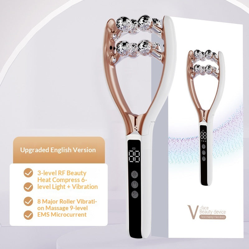AboutY EMS V Roller Microcurrent Face Lifting Massager