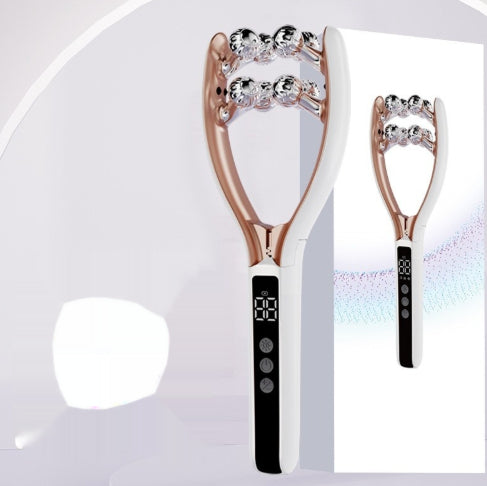 AboutY EMS V Roller Microcurrent Face Lifting Massager