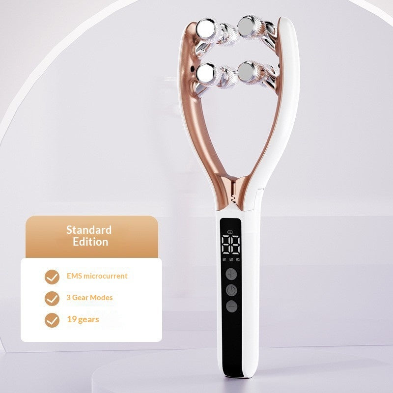 AboutY EMS V Roller Microcurrent Face Lifting Massager