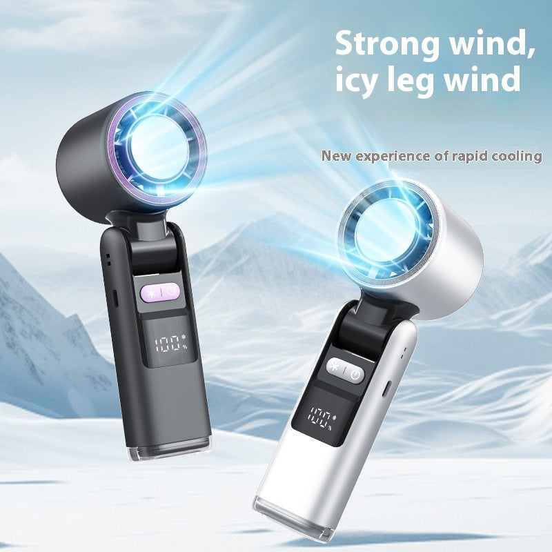 Turbo Mini USB Cooling Fan with Digital Display | Portable