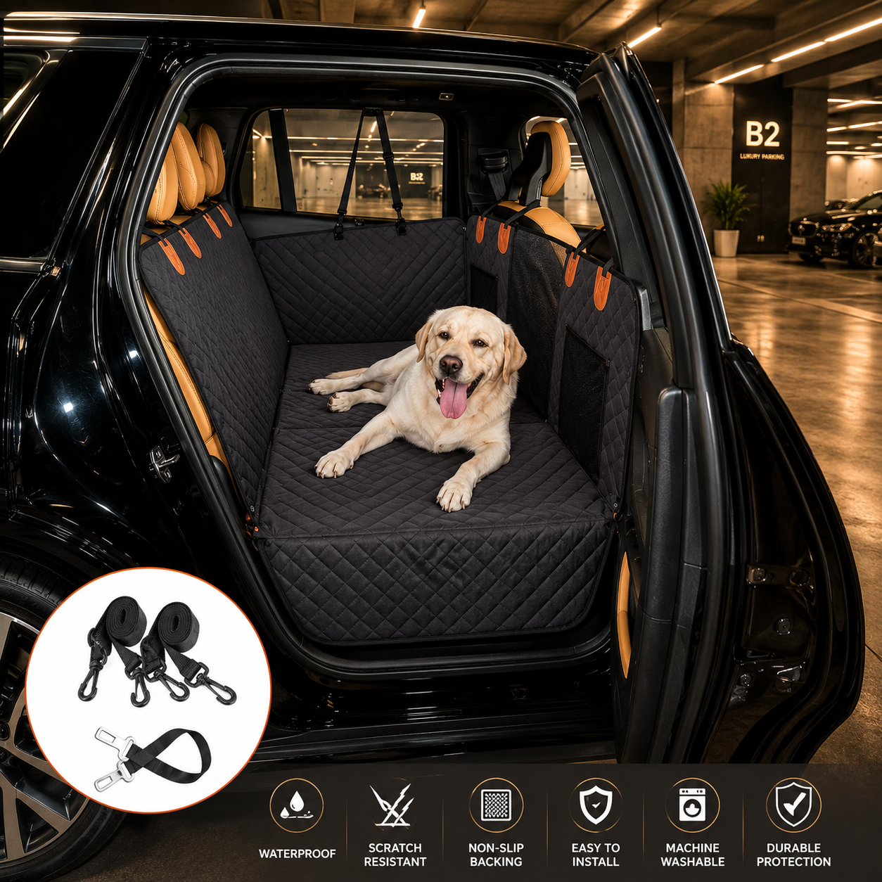 Waterproof Oxford Cloth Car Pet Seat Cover | Noelta Store