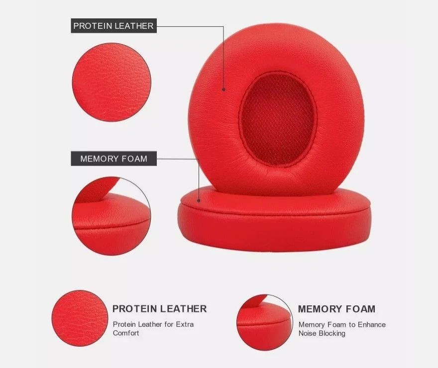 Replacement Ear Pads Cushion For Beats by Dr Dre Solo 2 Solo 3 Wireless/Wired - Image 6
