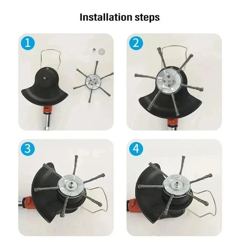 Universal Steel Wire Trimmer Head – Heavy-Duty Weedeater & Brush Cutter - Image 4