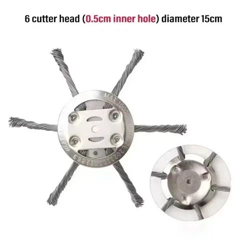 Universal Steel Wire Trimmer Head – Heavy-Duty Weedeater & Brush Cutter - Image 5