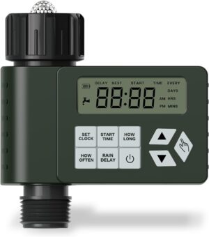 Hose Faucet Water Timer for Outdoor Garden, Ortis Programmable Sprinkler Time...