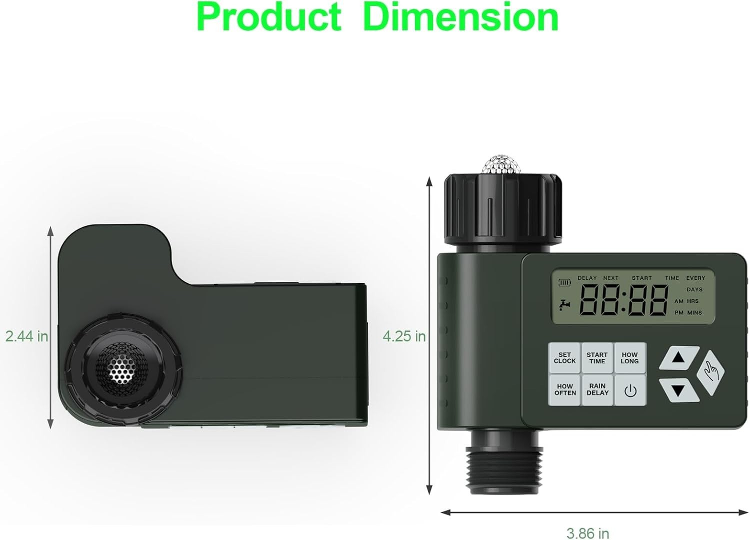 Hose Faucet Water Timer for Outdoor Garden, Ortis Programmable Sprinkler Time... - Image 2