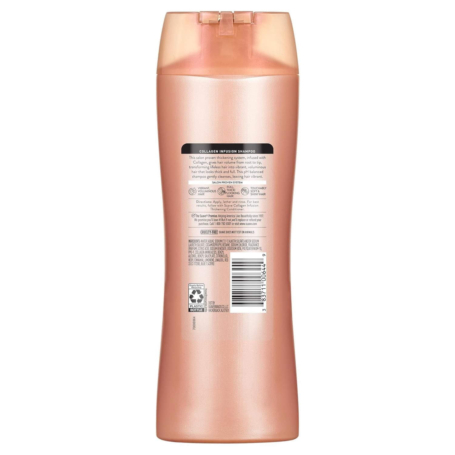 Suave Professionals Thickening Shampoo Collagen 12.6 Fl Oz (Pack of 1), N/A - Image 6