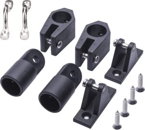 Boat Bimini Top Fittings Hardware 7/8 Inch Bimini Fittings Set,Nylon Bimini Top