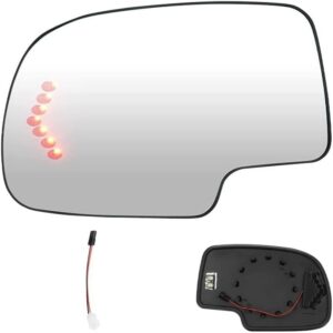 Driver Left Side Heated Mirror Glass - 2003-2006 For Chevy Driver Side (Left)