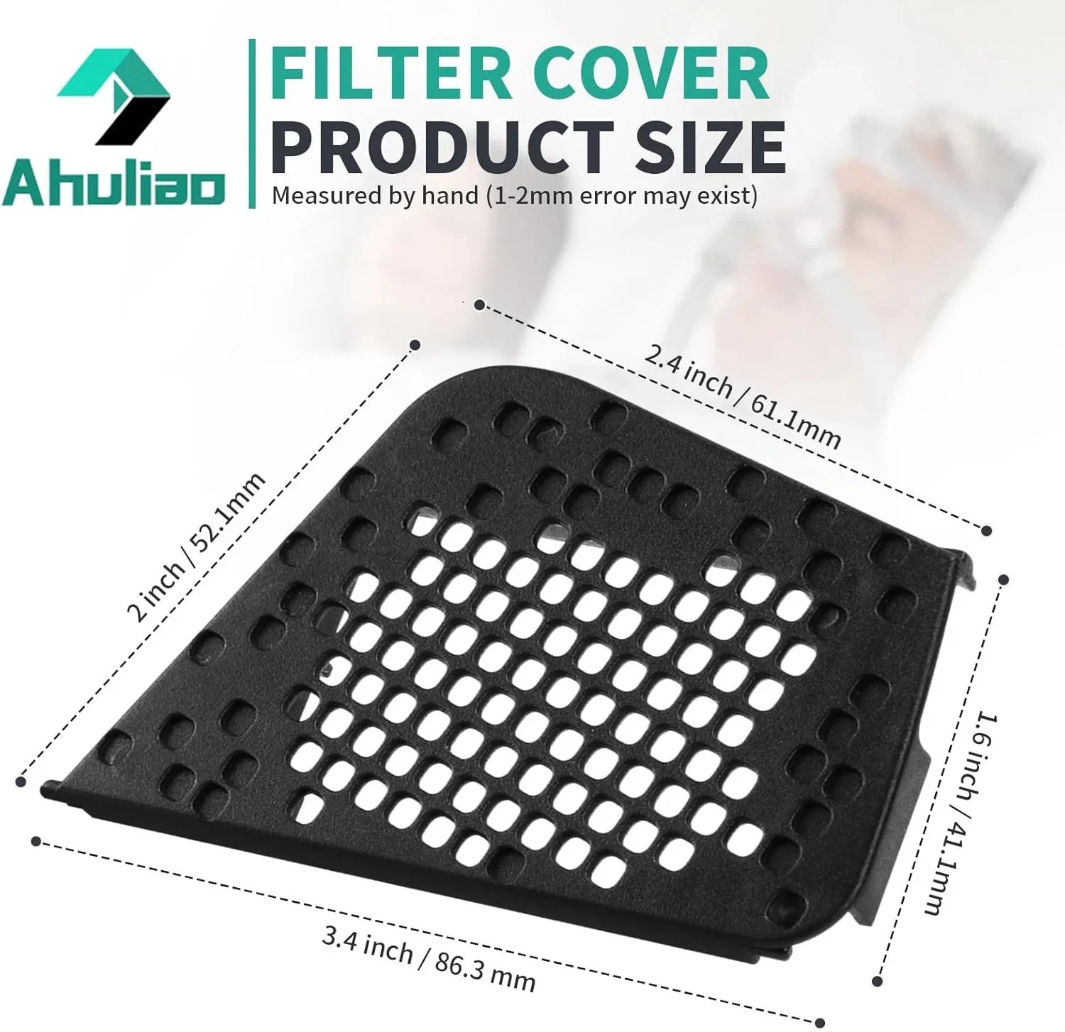Filter Side Cover Compatible with Resmed Airsense 10 - Airstart 10, Aircurve 10 - Image 3