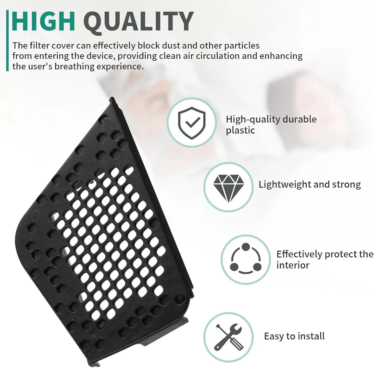 Filter Side Cover Compatible with Resmed Airsense 10 - Airstart 10, Aircurve 10 - Image 5