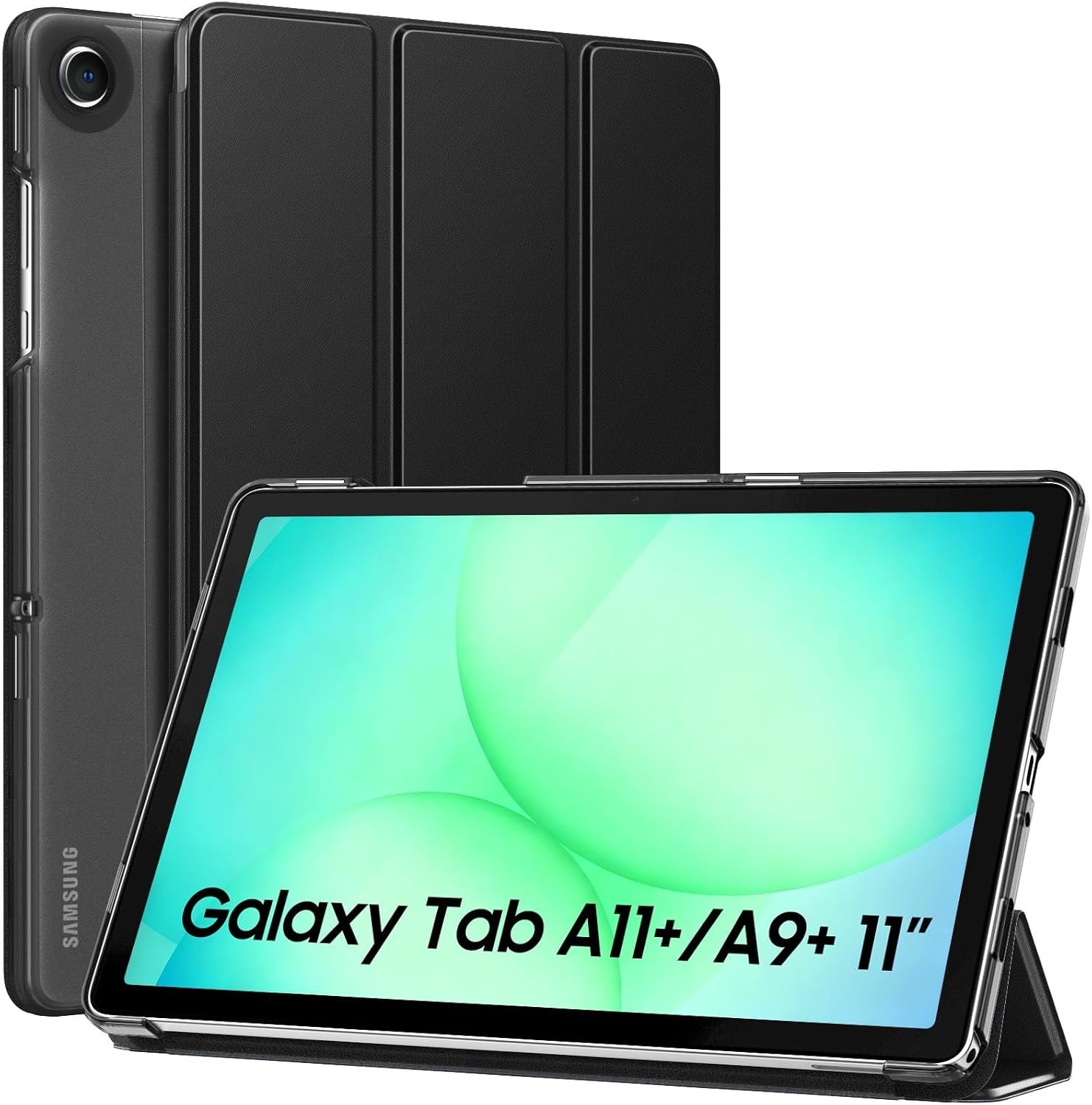 MoKo for Samsung Galaxy Tab A11 Plus / A11 Case 11 Inch 2026 Galaxy Tab 1-Black