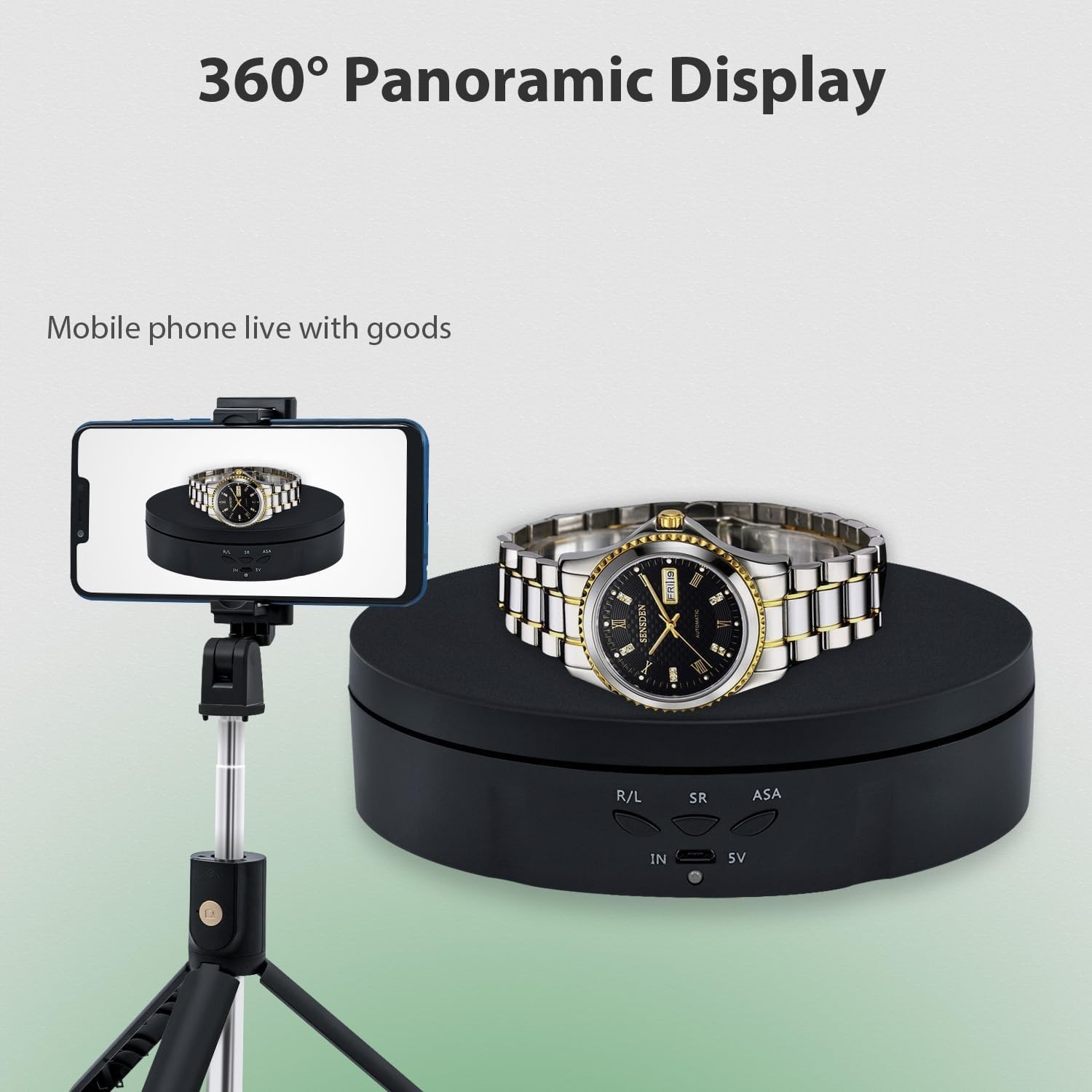 Motorized Rotating Display Stand,5.7Inch 360 Degree Electric Rotating - Image 4