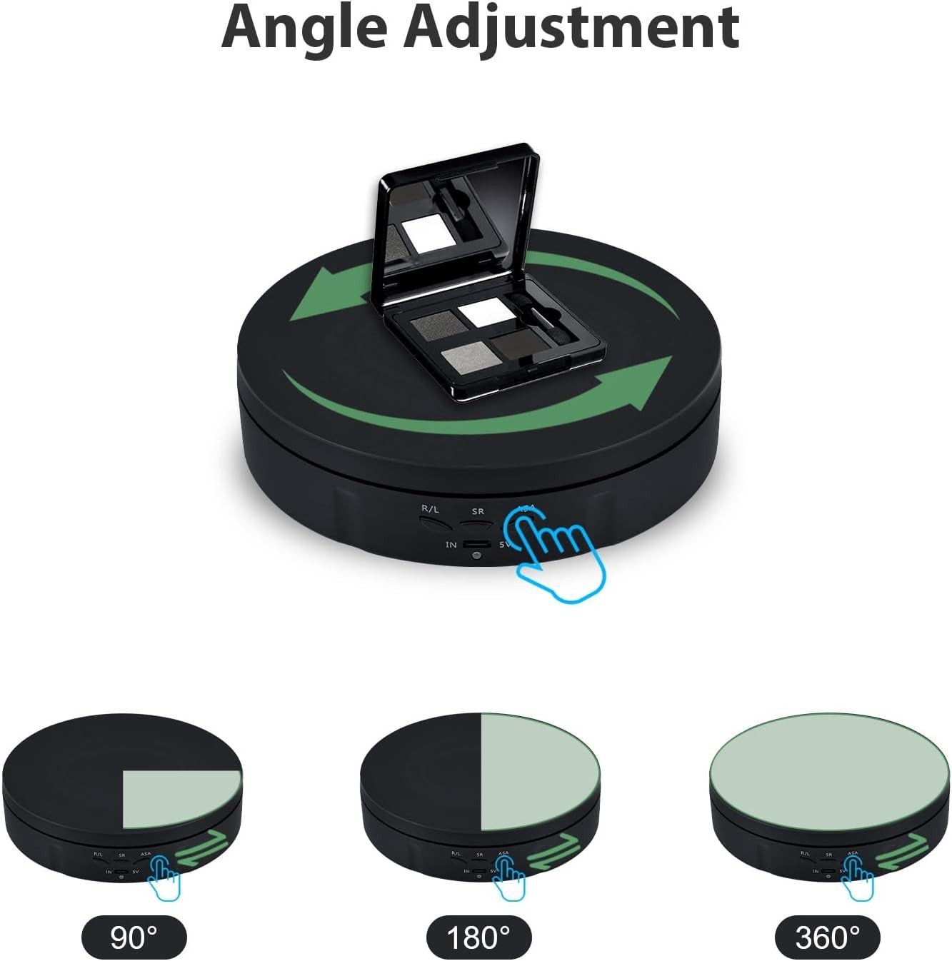 Motorized Rotating Display Stand,5.7Inch 360 Degree Electric Rotating - Image 5