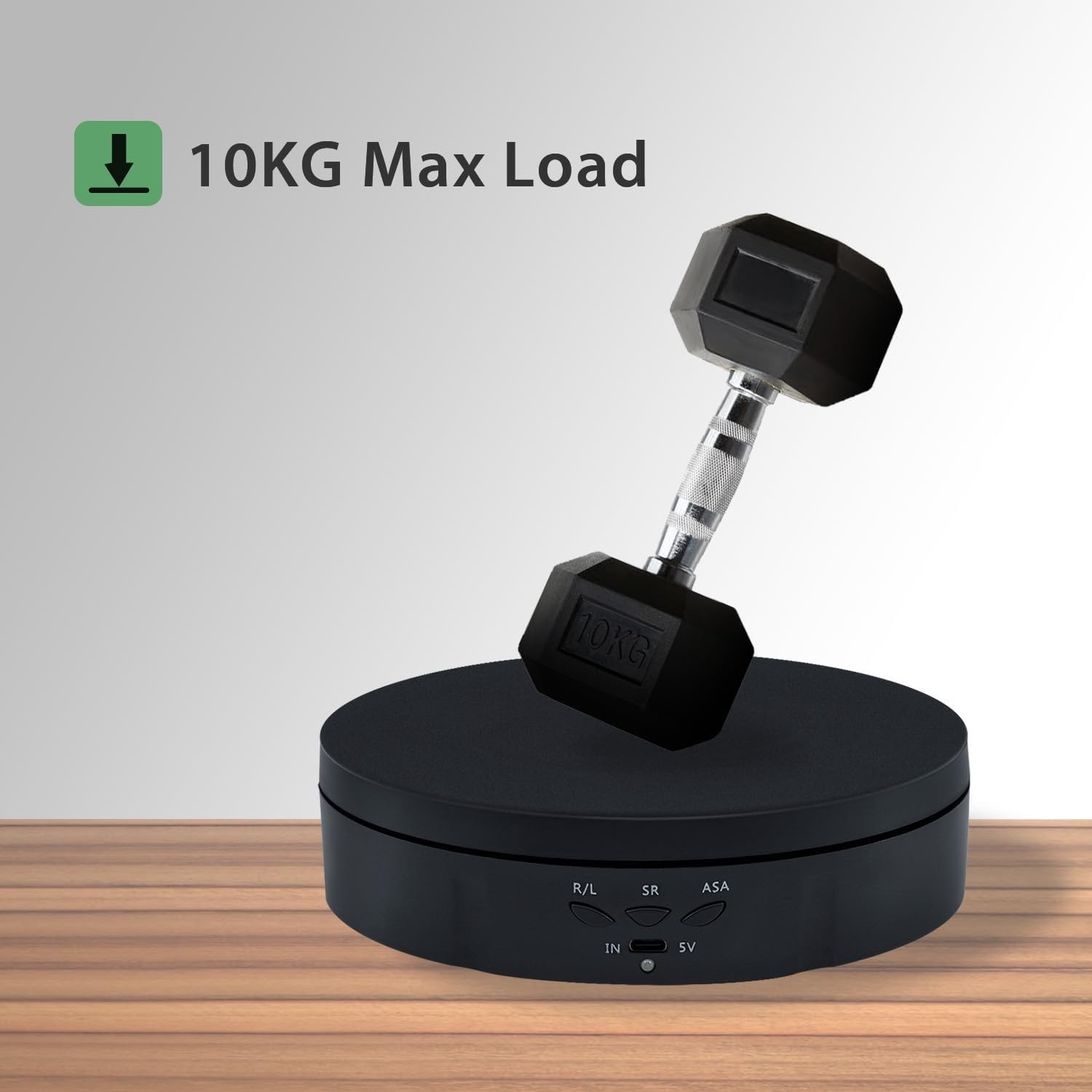 Motorized Rotating Display Stand,5.7Inch 360 Degree Electric Rotating - Image 8
