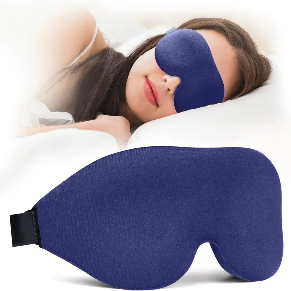 MZOO Luxury Sleep Eye Mask for Side Sleeper Men Women, Zero Eye Pressure 3D Mask - Image 7