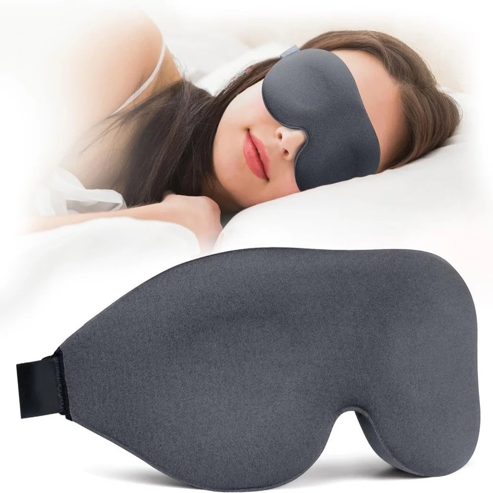 MZOO Luxury Sleep Eye Mask for Side Sleeper Men Women, Zero Eye Pressure 3D Mask - Image 8