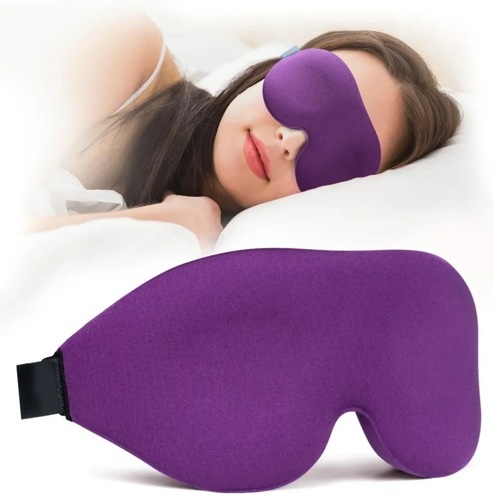 MZOO Luxury Sleep Eye Mask for Side Sleeper Men Women, Zero Eye Pressure 3D Mask - Image 9