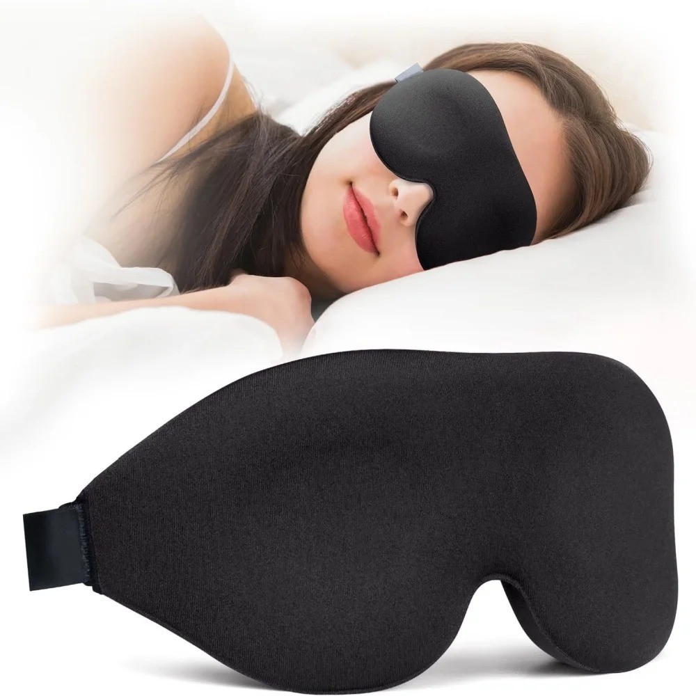 MZOO Luxury Sleep Eye Mask for Side Sleeper Men Women, Zero Eye Pressure 3D Mask - Image 10