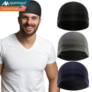 Musion Original Design Motorcycle Head Cover Helmet Cap Moisture Wicking Dry Fit