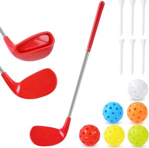 Backyard Golf Club Set with Oversize Heads Golf Balls Bucket Golf Game Chipping