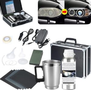 Car Headlight Restoration Kit, Auto Headlight Lens Polish Repair Kit Atomizing