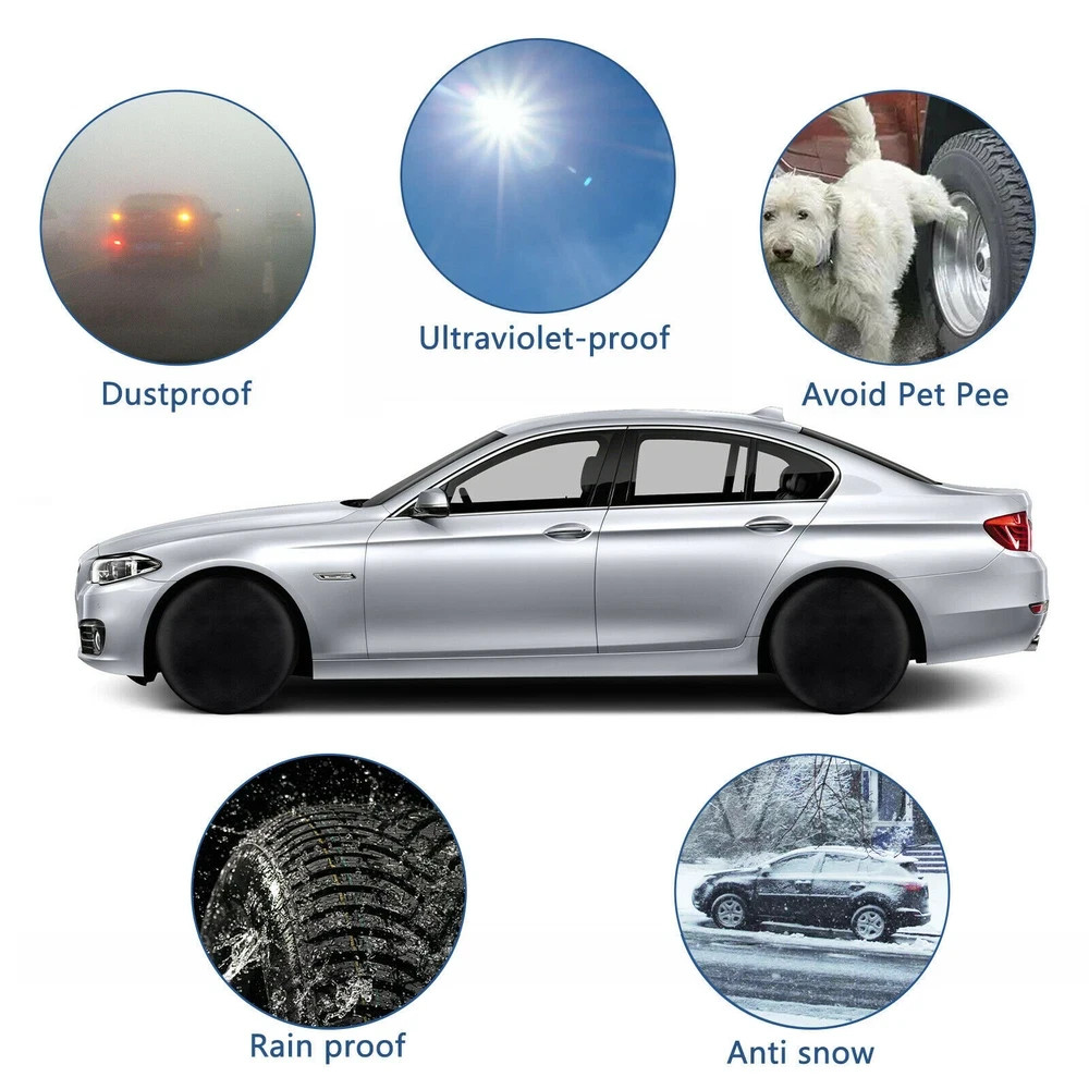 4PCS 30-32'' Waterproof Tire Covers Wheel&Tyre RV Trailer Camper Sun Protector - Image 8
