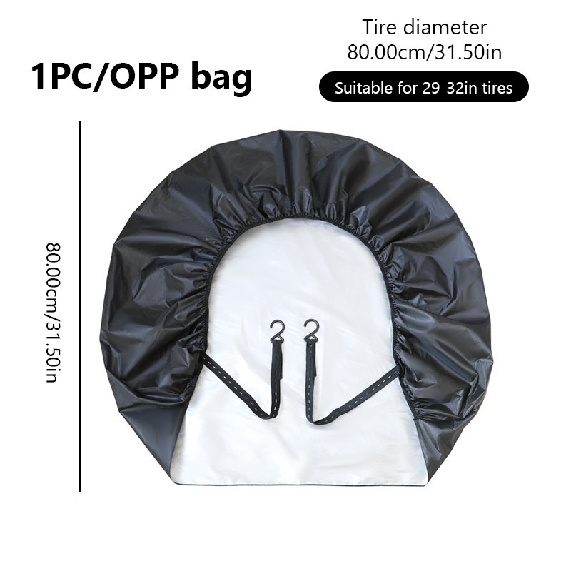 4PCS 30-32'' Waterproof Tire Covers Wheel&Tyre RV Trailer Camper Sun Protector - Image 16