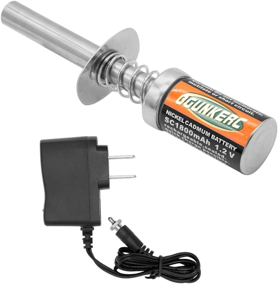 OGRC Nitro Glow Plug Igniter with Battery Charger for RC Nitro Engines