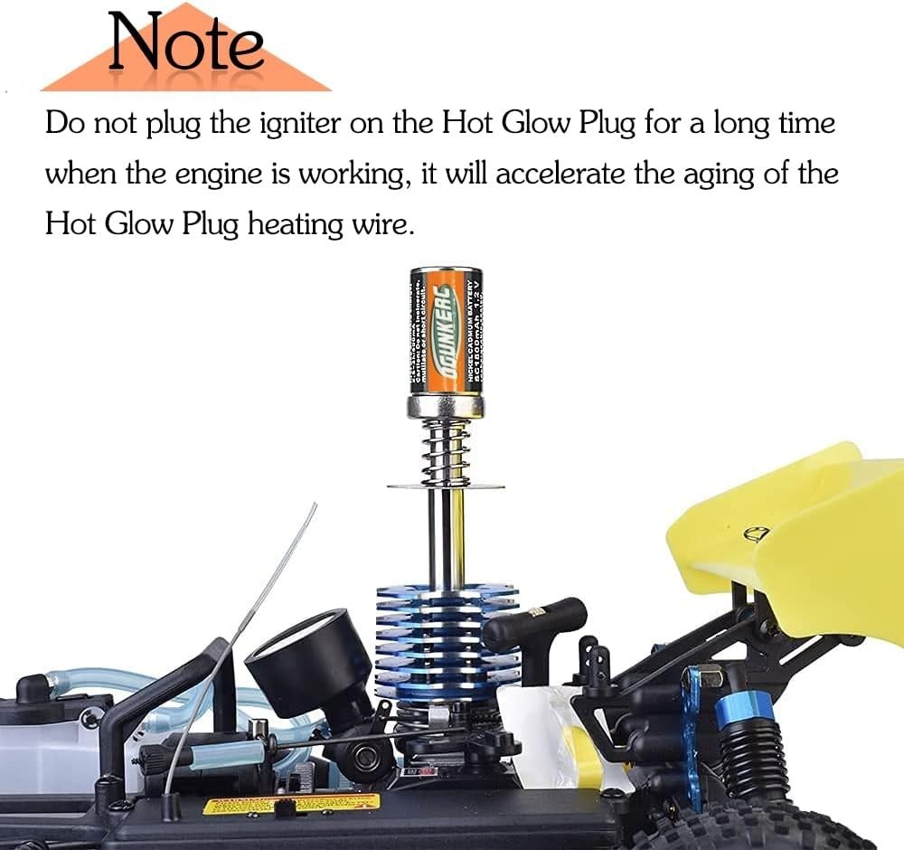 OGRC Nitro Glow Plug Igniter with Battery Charger for RC Nitro Engines - Image 7
