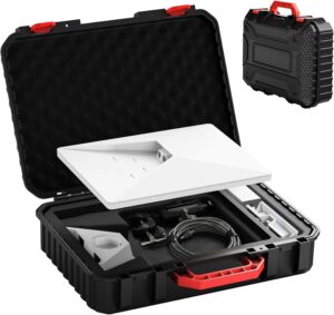 For Starlink Mini Case, Waterproof Hard Protective Travel Carrying Case Starlink
