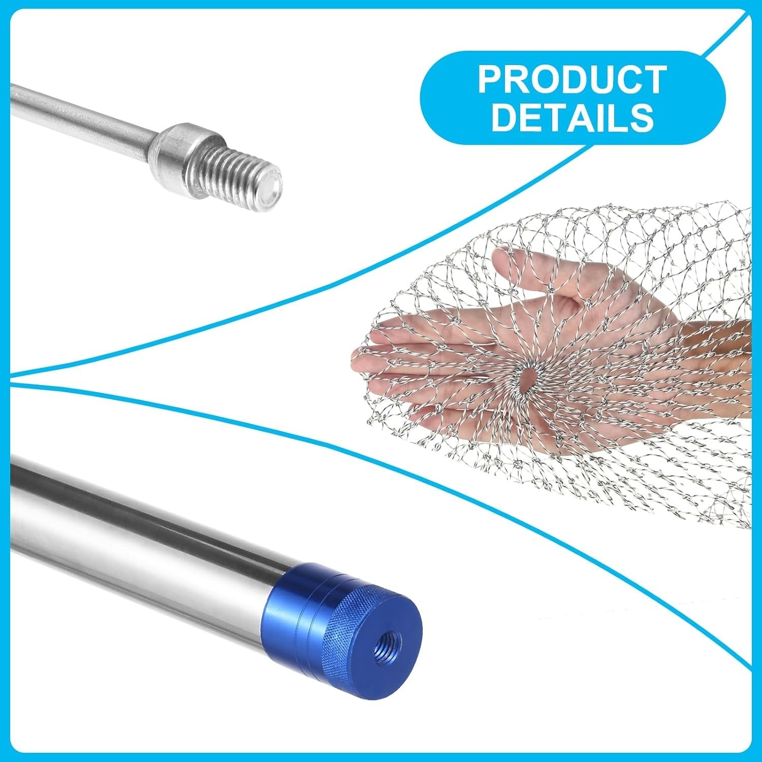 Chicken Catching Net ,Chicken Catcher Leg Hook , Extendable from 33" to 75.5" Ma - Image 6