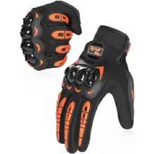 Motorcycle Touch Screen Green Waterproof Motorbike Racing Full Finger Gloves - Blue XL - Image 13