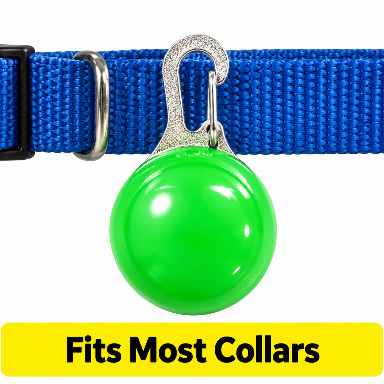 New Dog Collar Led Glow Pendant Green Light Up Pet Accessories Night Safety - Image 6