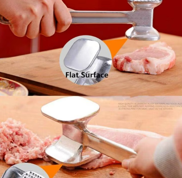 New 1pc Zinc Alloy Meat Tenderizer Hammer Mallet Tool for Beef Steak Chicken - Image 5