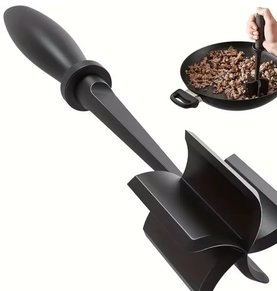 New 1pc Meat Chopper and Shredder Black Heat Resistant Suitable for Hamburger - Image 2