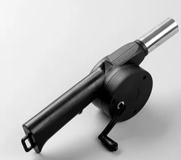 New Portable BBQ Fan Manual Hand Crank Air Blower Fire Starter Grill Blower - Image 6