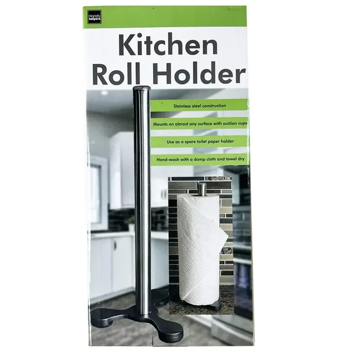 New Kitchen Roll Holder Stainless Steel Easily Cleaned Solid - Image 2