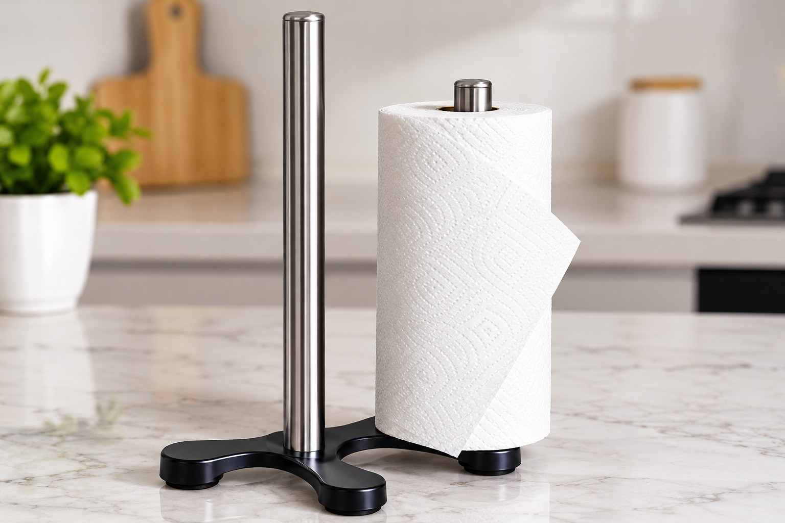 New Kitchen Roll Holder Stainless Steel Easily Cleaned Solid - Image 6