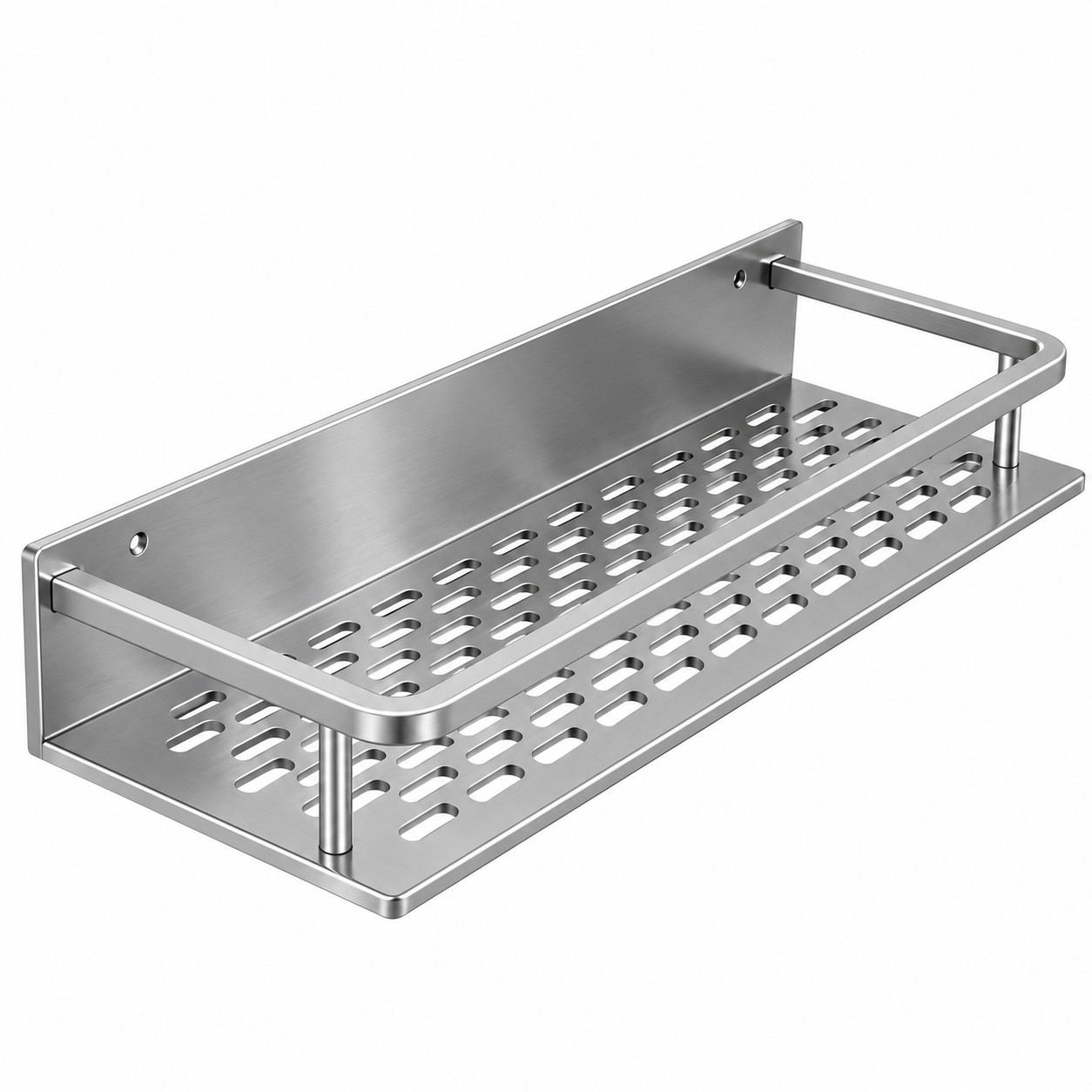 Aluminum Kitchen Shelf Wall Mounted Spice Organizer Rust and Moisture Resistant - Image 2