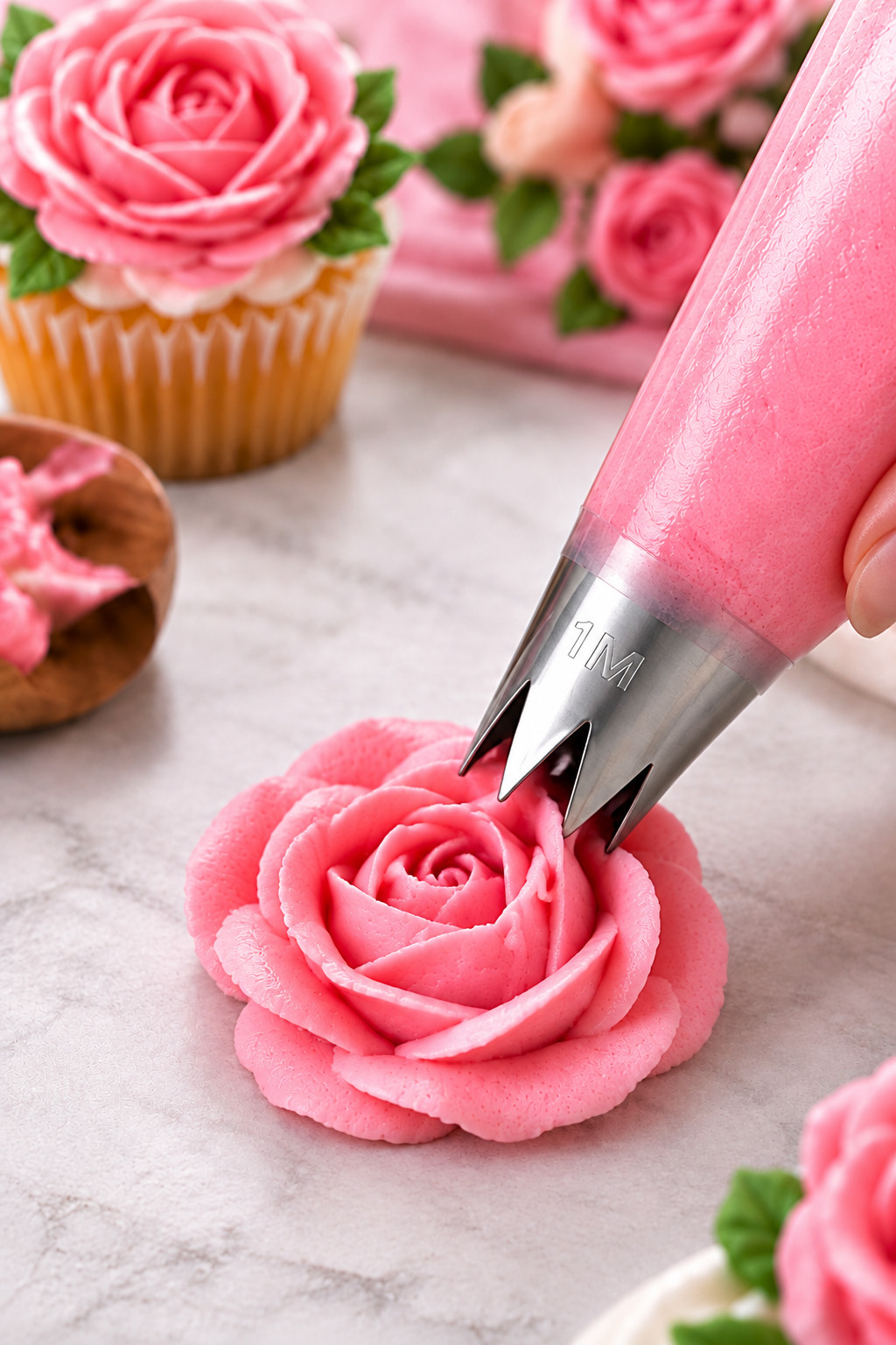 New 1m Rose Flower Piping Cake Decorating Tips Stainless Steel - Image 6