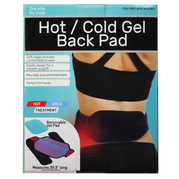 New Reusable Hot Cold Gel Ice Back Pad Long Reduce Back Pain - Image 2