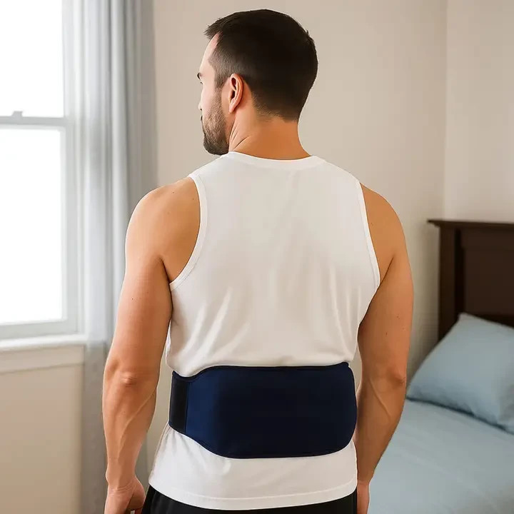 New Reusable Hot Cold Gel Ice Back Pad Long Reduce Back Pain - Image 3