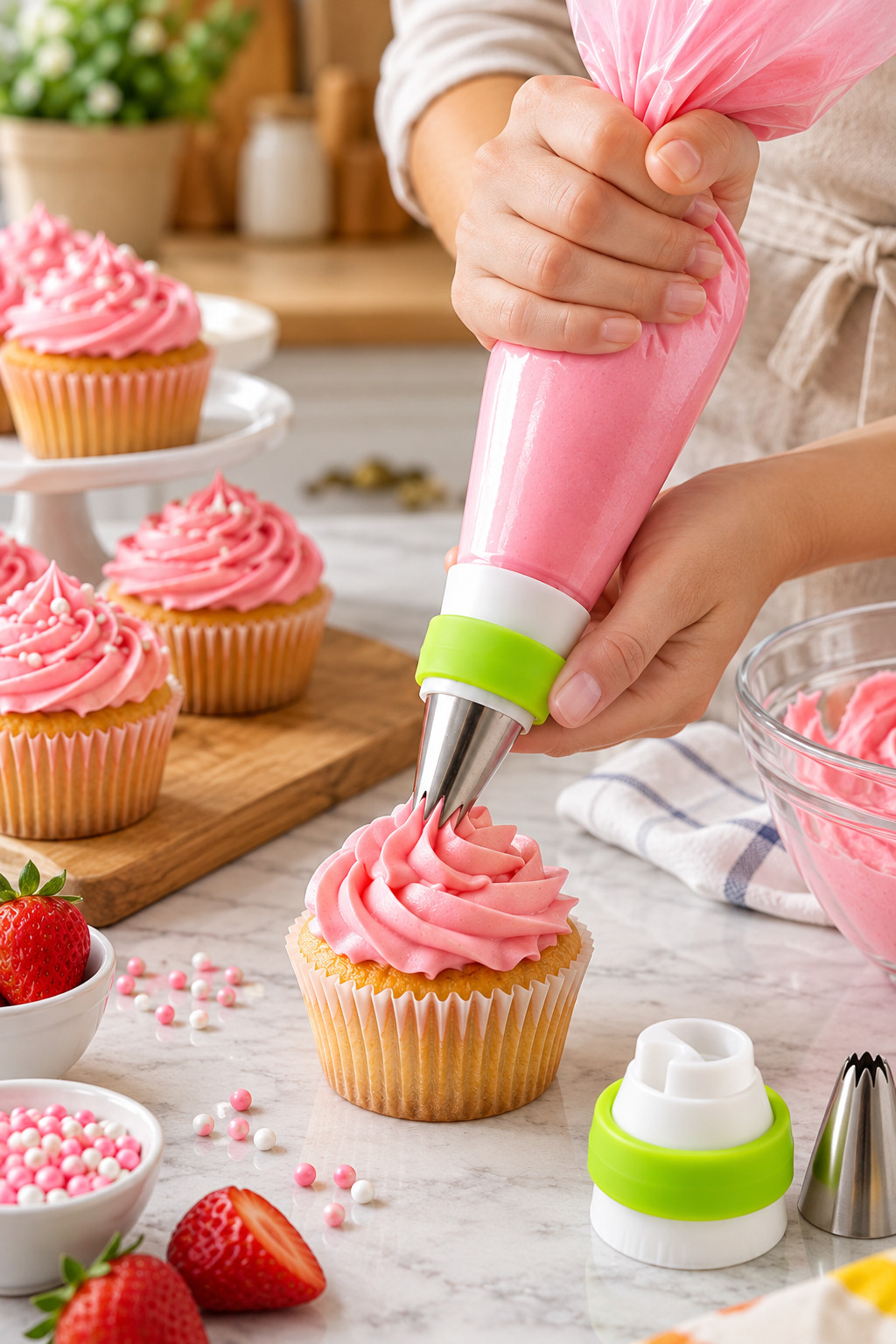 New Reusable Piping Tip Coupler Nozzle Converter for Cake Use Quickly Easily - Image 3