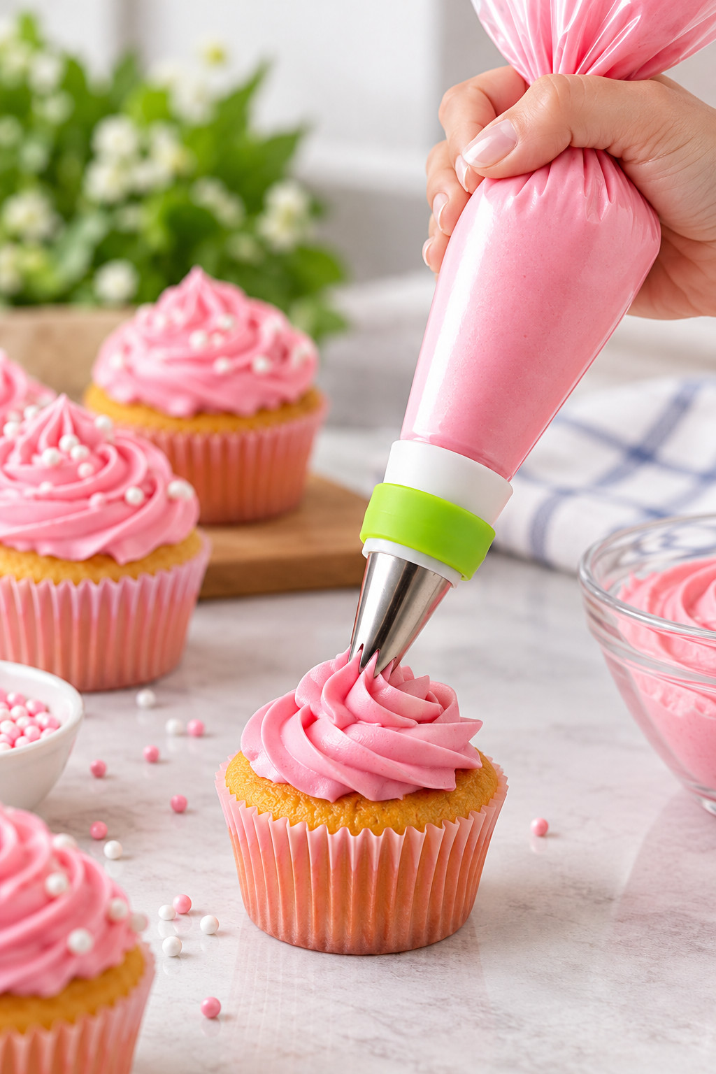 New Reusable Piping Tip Coupler Nozzle Converter for Cake Use Quickly Easily - Image 4