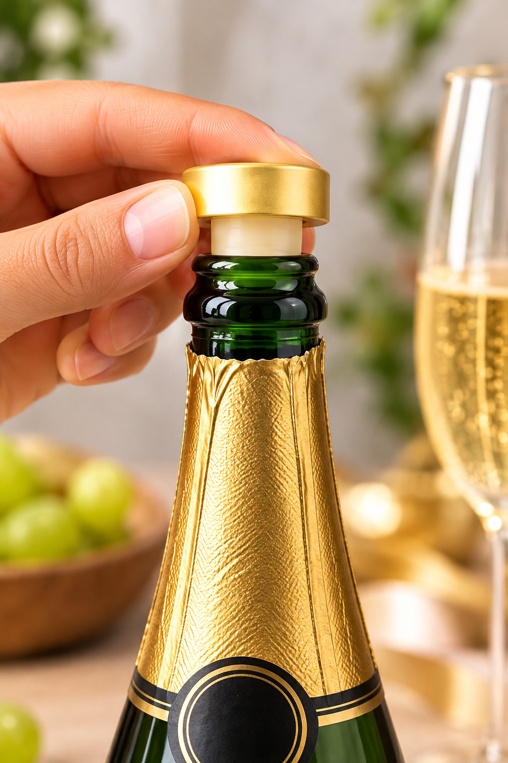 New Silicone Champagne Wine Beer Cork Bottle Sealer Cap Sto Solid Eco-Friendly - Image 6
