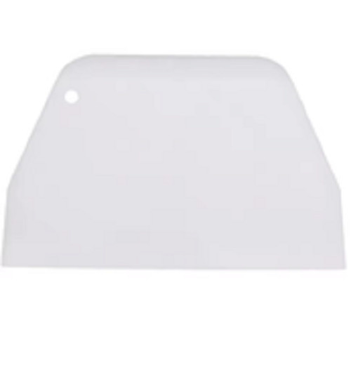 Flexible Food Dough Scraper Plastic use for Kitchen Baking and Multi-purpose - White - Image 6