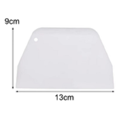 Flexible Food Dough Scraper Plastic use for Kitchen Baking and Multi-purpose - White - Image 7