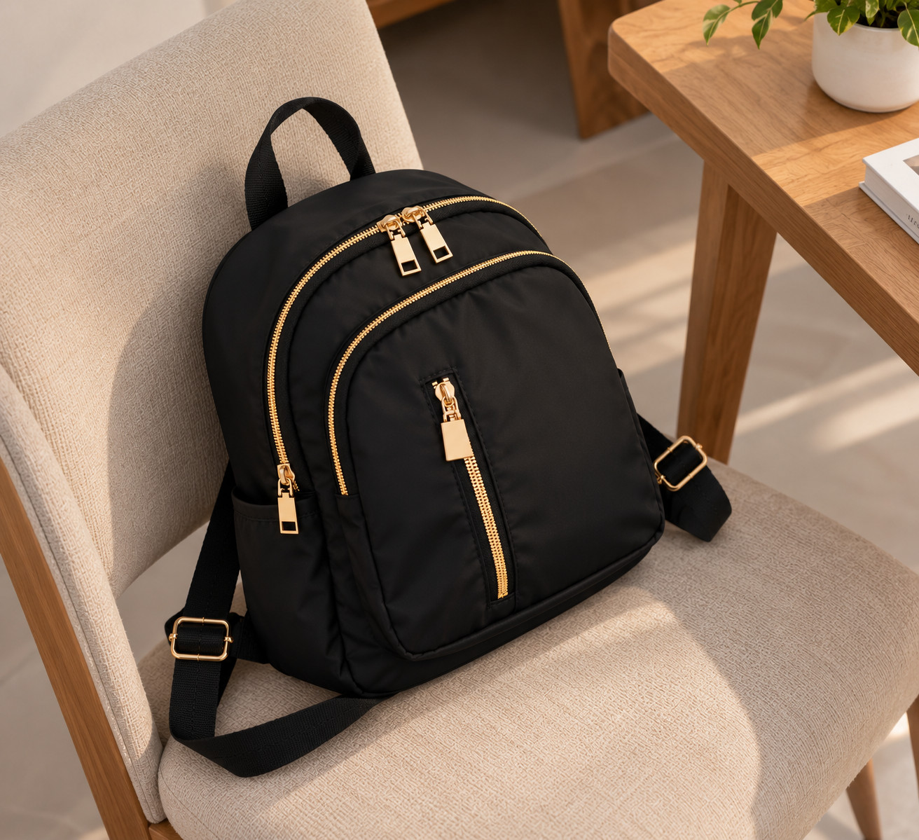 New Women's Fashion Nylon Mini Backpack Cute Travel Daypack Shoulder Bag - Image 5